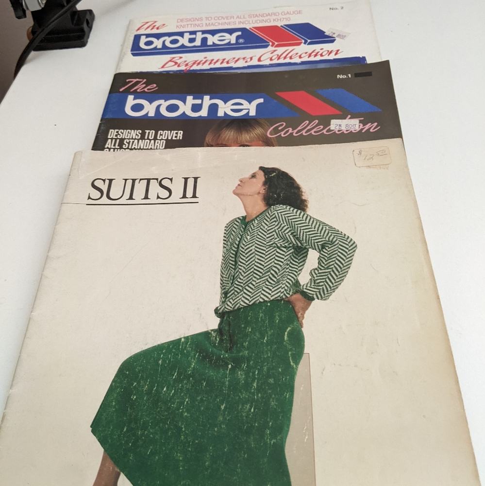 Three Brother Machine Knitting Magazine Bundle, Vintage